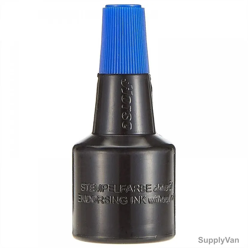 Horse Stamp Pad Refill Ink, INK-BL, Blue