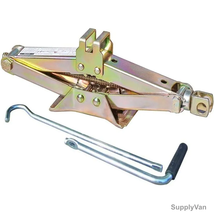 Flak Car Scissor Jack, 1.3 Ton, Bronze
