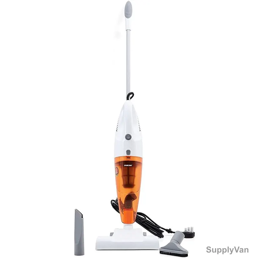 Nikai 2-in-1 Stick Vacuum Cleaner, NVC320H1, 600W, 0.8 Ltr, White/Red — image 1
