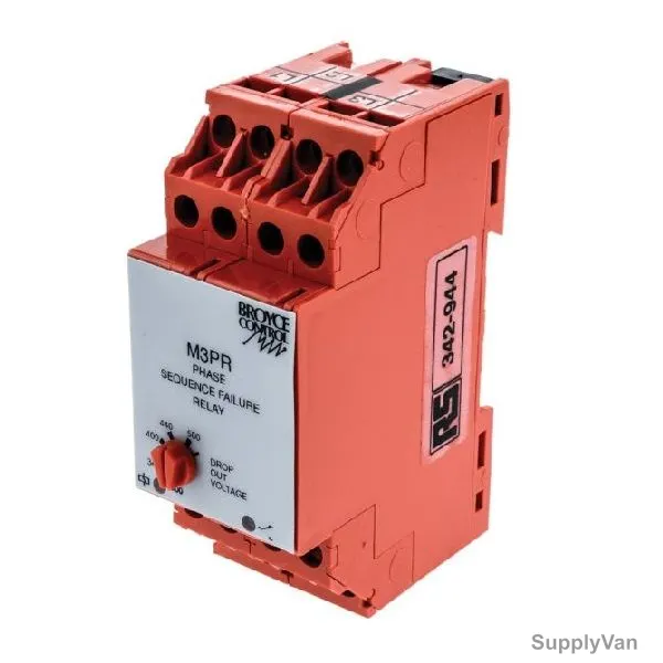 Broyce Control Monitoring Relay, M3PR, 3 Phase, 300-500VAC — image 1