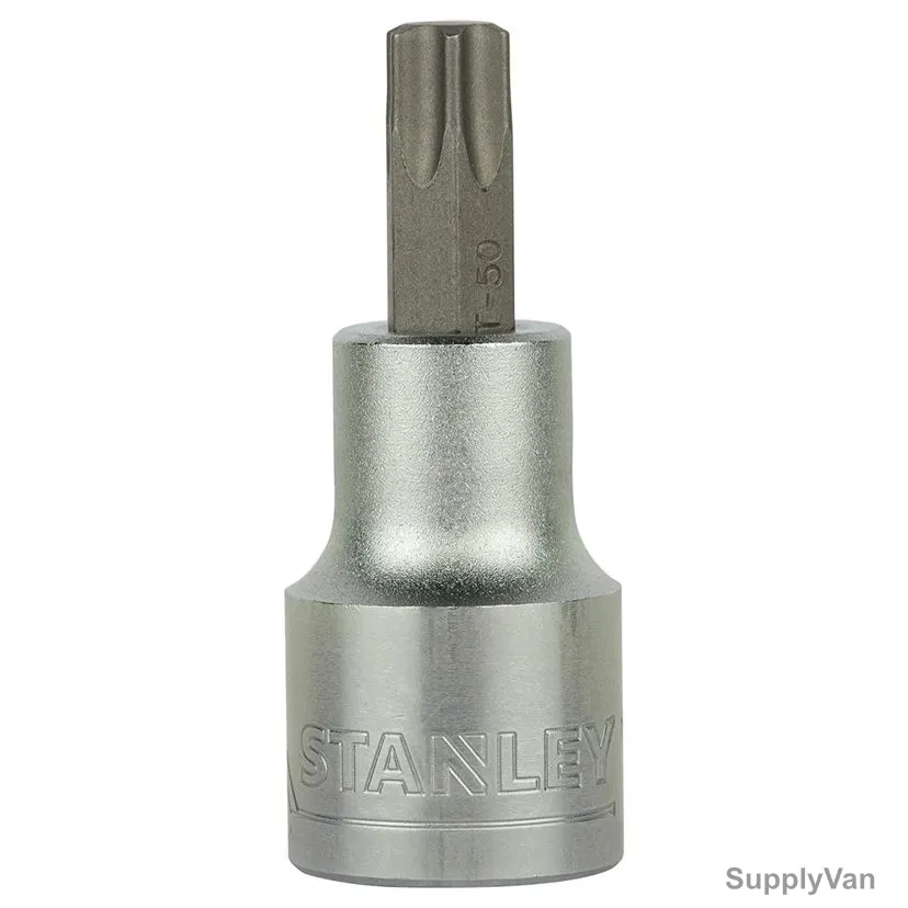 Stanley 4 Point Torx Bit Socket, STMT73397-8B, 1/2 Inch Drive, T60