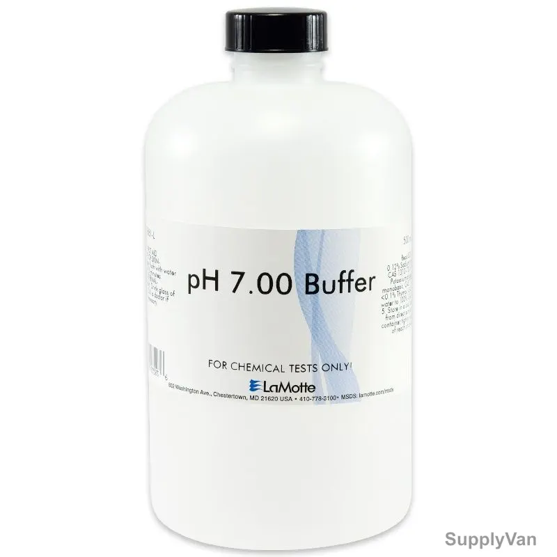 Lamotte Standardized pH Buffer Solution, 2881-L, 7.00 pH, 500ML