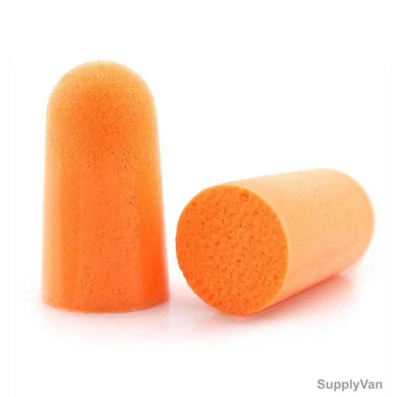 3M Earplug, 3M1100, Polyurethane, Orange, 200 Pcs/Pack
