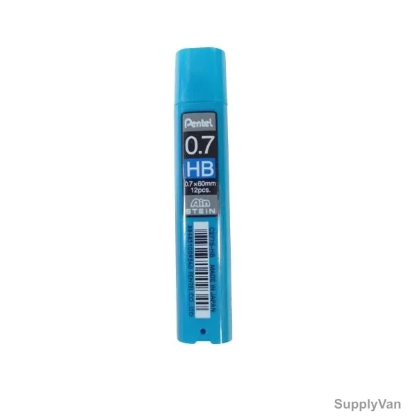 Pentel Ain-Stein Pencil Lead, PE-C277S-HB, 0.7MM, 12 Pcs/Pack