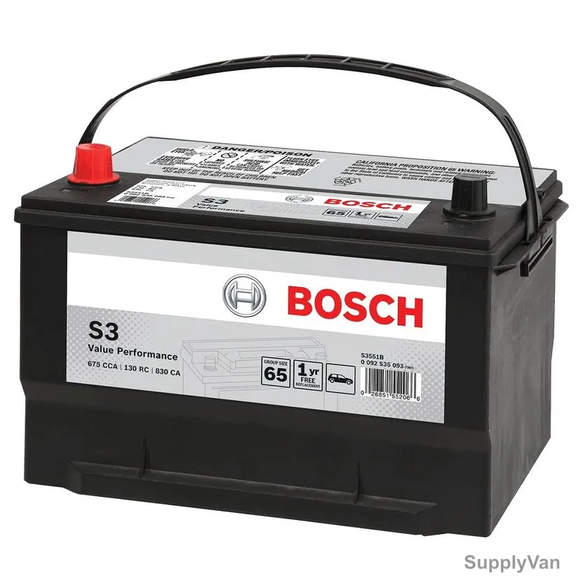 Bosch S3 015 Starter Battery, 0092S30150, 12V, 70Ah, 640A