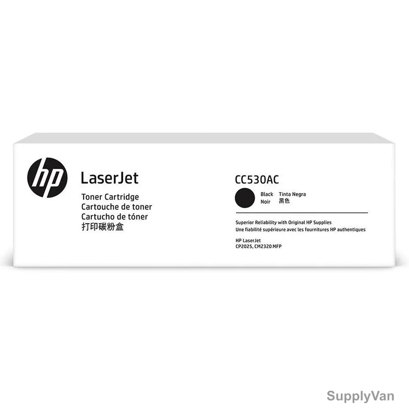 HP Contract LaserJet Print Toner Cartridge, CC530AC, 304A, 3500 Pages, Black