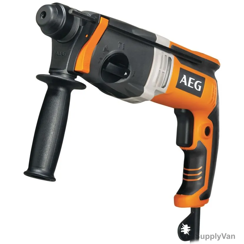 AEG Combi Hammer, KH26E, SDS-Plus, 220V, 800W, Black and Orange — image 1