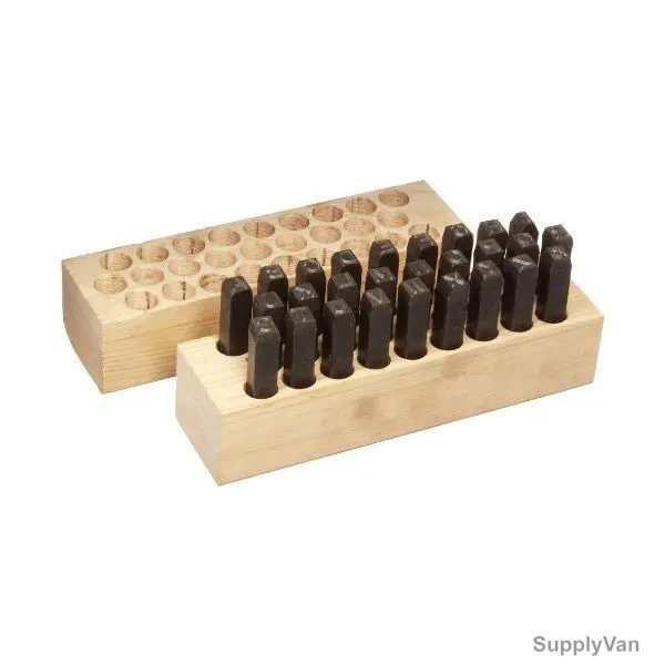 Young Bros Stamp Letter Set, 07271, 5/16 Inch, 27PCS