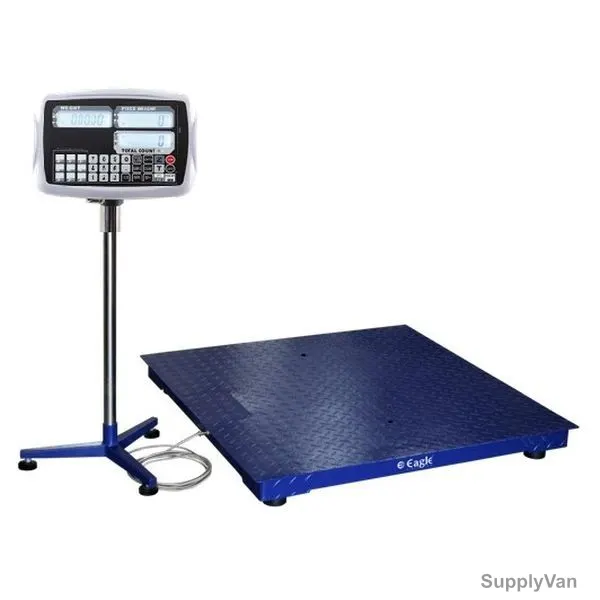 Eagle Counting Cum Floor Weighing Scale, PLT-10-M-CCB9, 3000 Kg Capacity, 1000 x 1000MM Platform — image 1