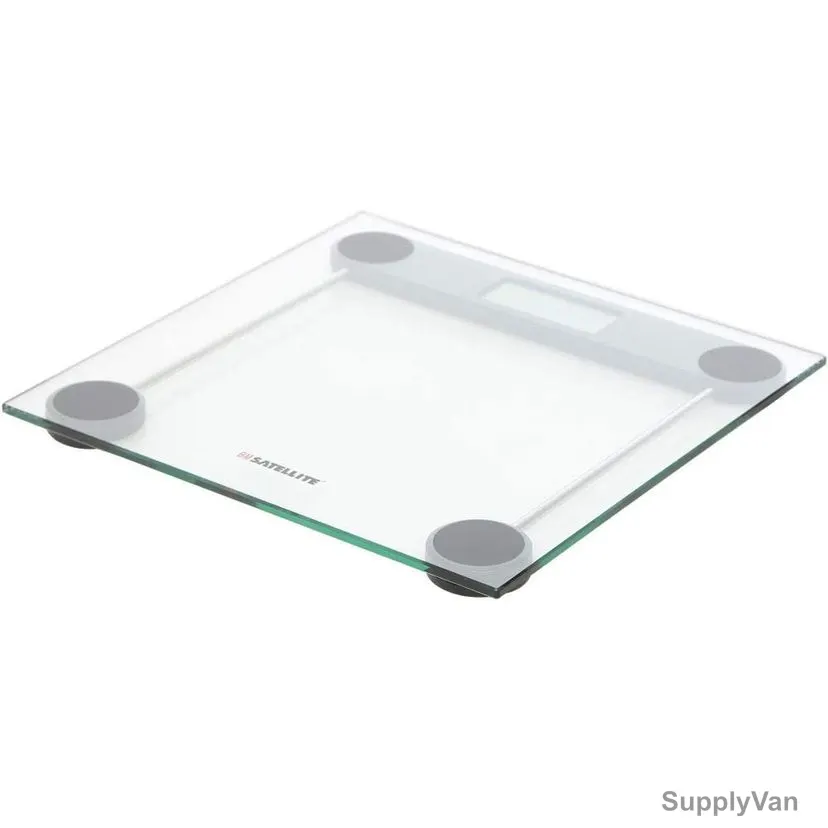 BM Satellite Digital Bath Scale, BM-151, Tempered Glass, 150 kg Weight Capacity, Clear — image 1