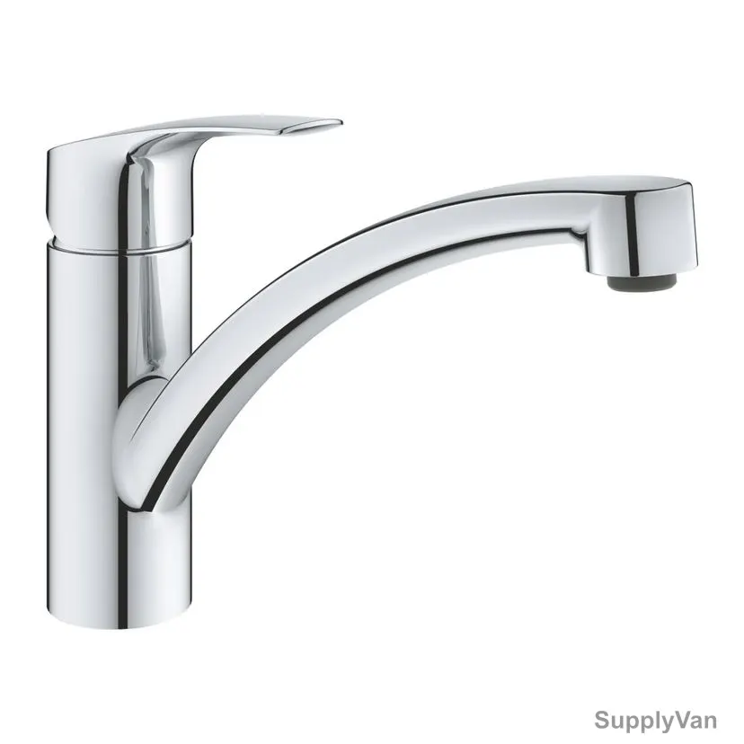 Grohe Single Lever Sink Mixer, 33281003, Eurosmart, Metal, Starlight Chrome Finish — image 1