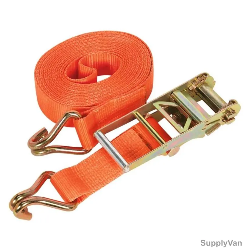 Ratchet Assembly Lashing Belt, 50MM Width x 10 Mtrs Length, 3 Ton, Orange