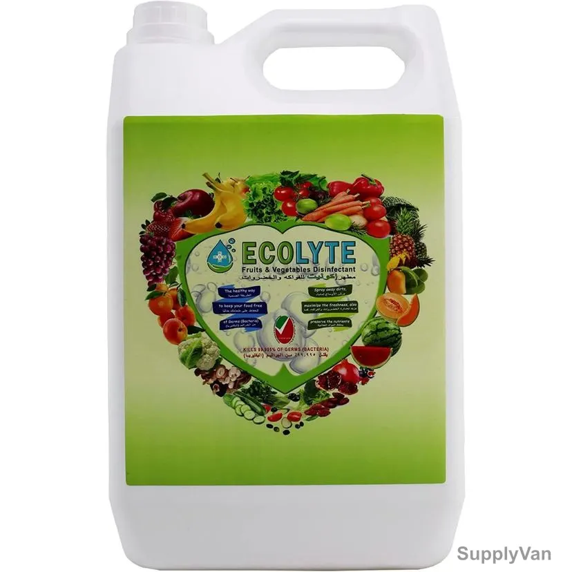Ecolyte Plus 100% Natural Fruits and Vegetables Disinfectant, 5 Ltrs — image 1