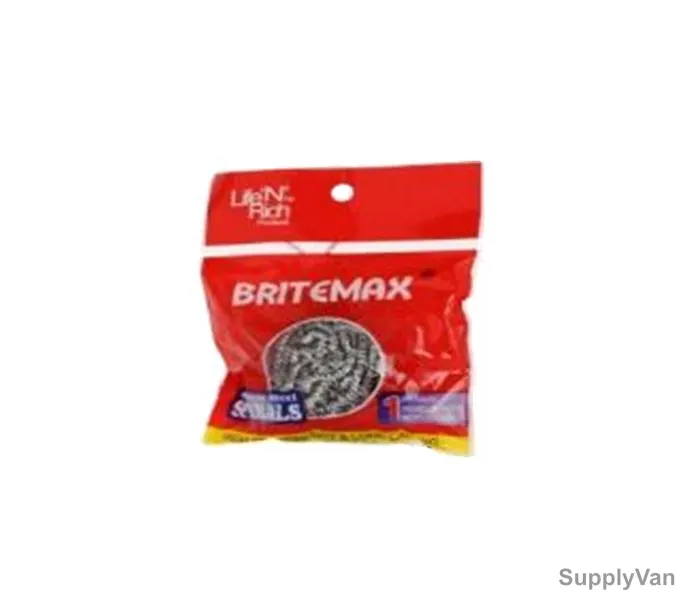 Britemax Scrubber, BM 274, Stainless Steel, Silver