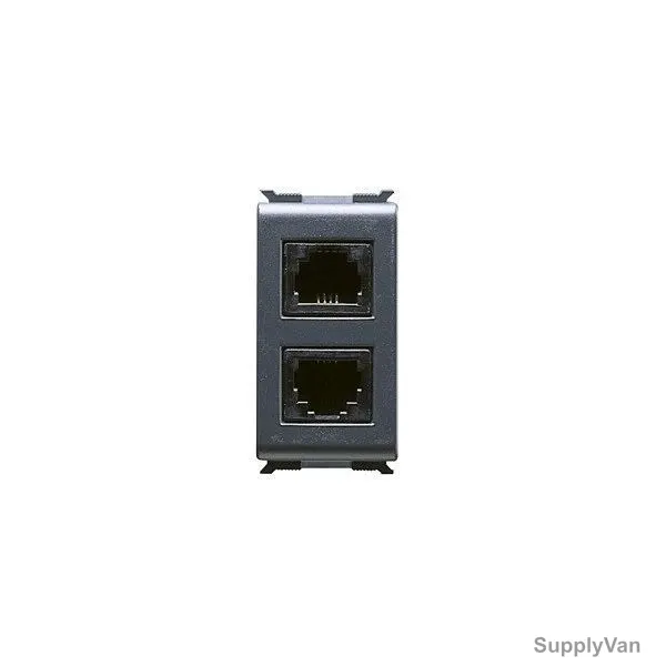 Gewiss RJ-11 Telephone Socket, GW30262, 1 Module