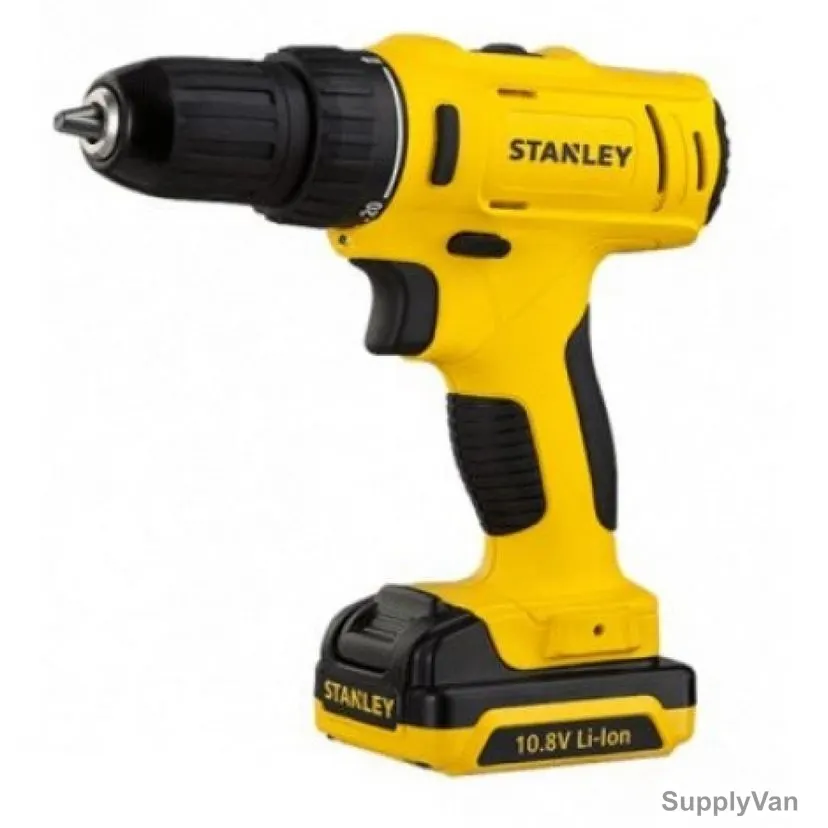 Stanley Cordless Compact Drill With Free Safety Mask, SCD12S2-B5, 10.8V — image 1