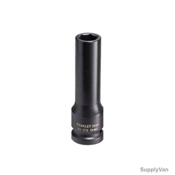 Stanley 6 Point Impact Deep Socket, STMT73467-8B, 3/4 Inch Drive, 17MM