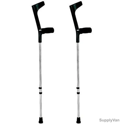 3W Walker, 3W-932392L, Aluminium, 100-123CM, Black