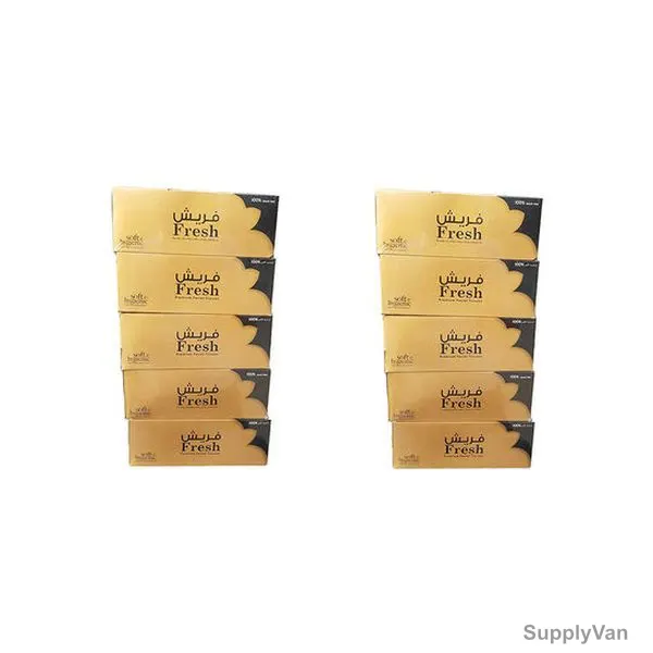 Snh Fresh Facial Tissue, F200x10, 200 Pcs x Pack of 10