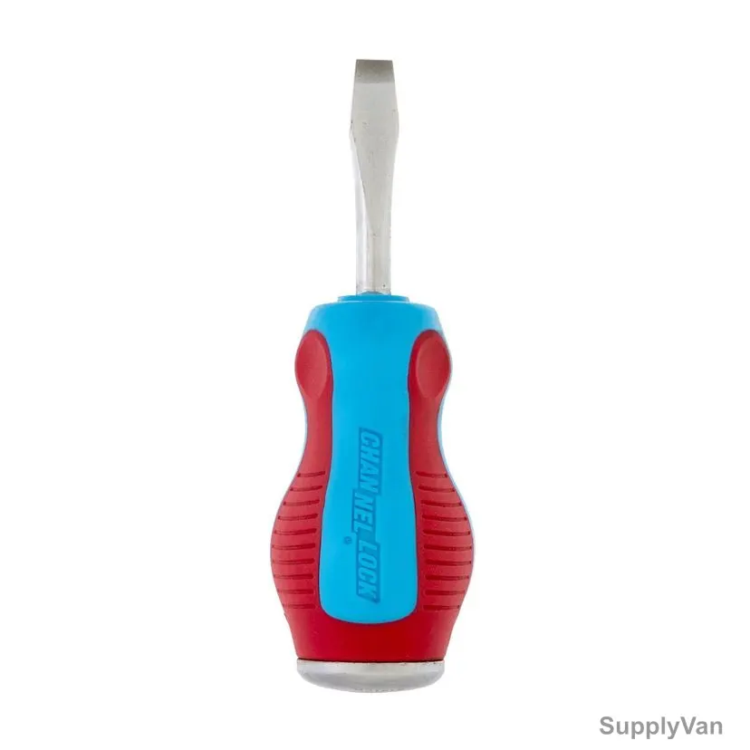 Channellock Code Blue Slotted Screwdriver, CL-S141CB, 1/4 x 1.5 Inch — image 1