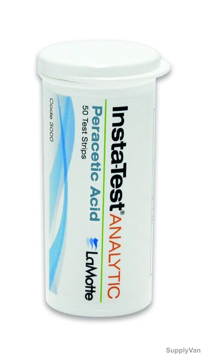 Lamotte Test Paper Strip, 3000, 160 ppm, White, 50 Strips/Vial