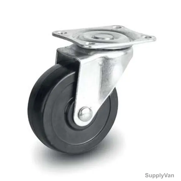 NSF Germany Swivel Plate Caster, 079100, Light Duty, 10CM, 80KG