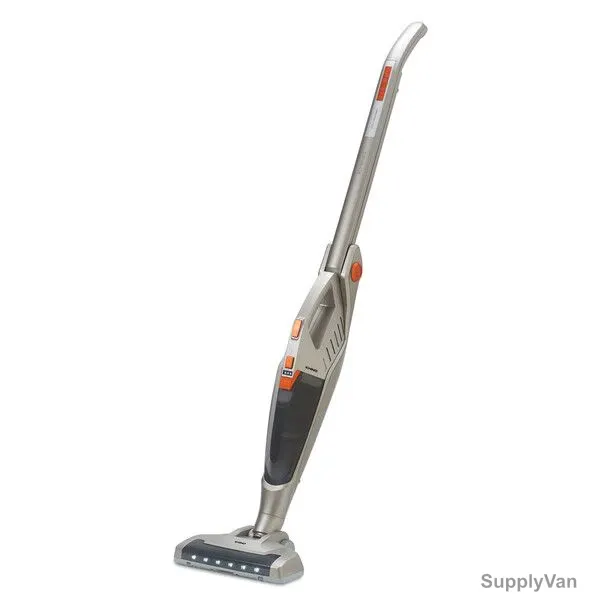 Khind 2 In 1 Upright Vacuum Cleaner, VC9000, 22.2VDC, 0.5 Ltr Container, 8 kPa, Silver/Orange — image 1