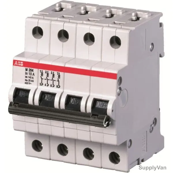 Abb Miniature Circuit Breaker, M204-32A, 32A, 4P, 400VAC