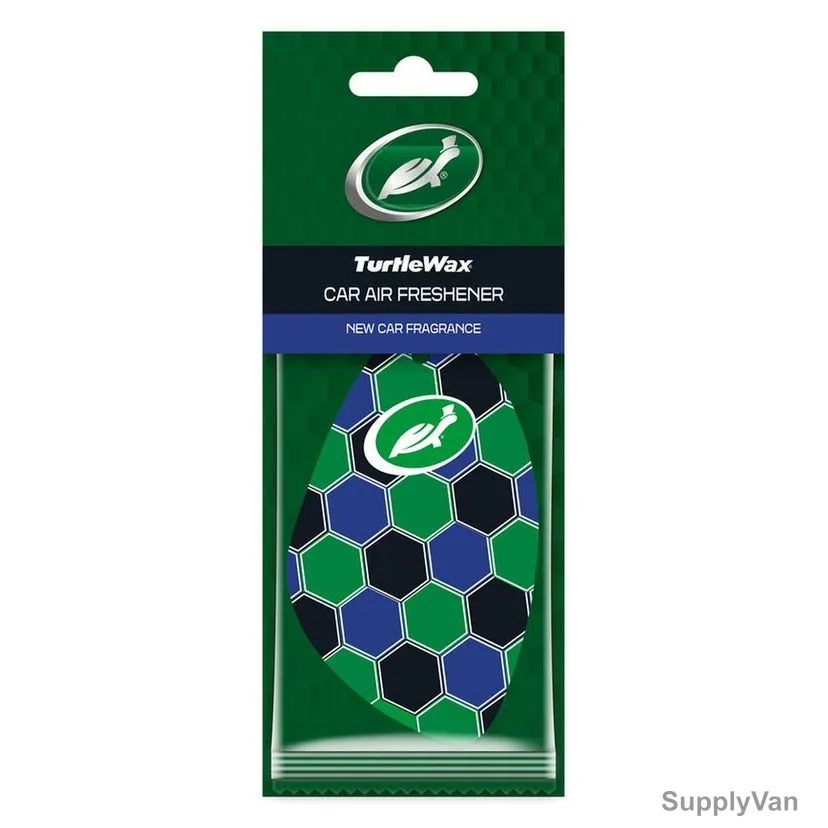 Turtlewax Cellulose Hanging Car Air Freshener, New Car, 2 Pcs/Pack