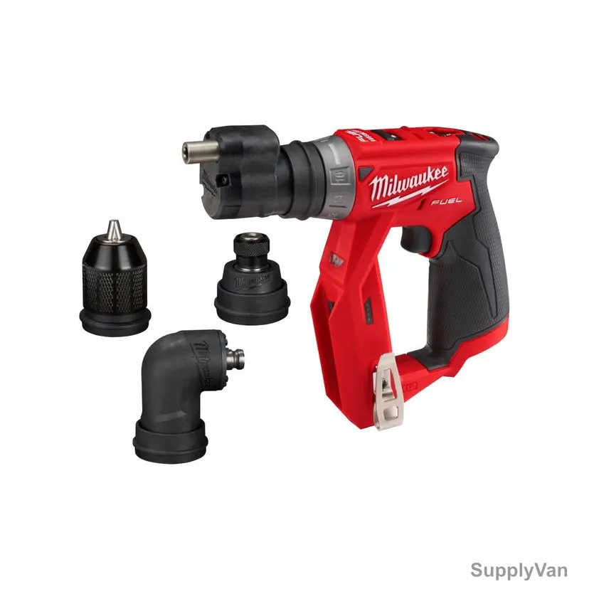 Milwaukee Fuel Drill Screwdriver With Interchangeable Heads, M12FDDXKIT-OX, M12, 1/4 Inch, 12V, Red/Black — image 1