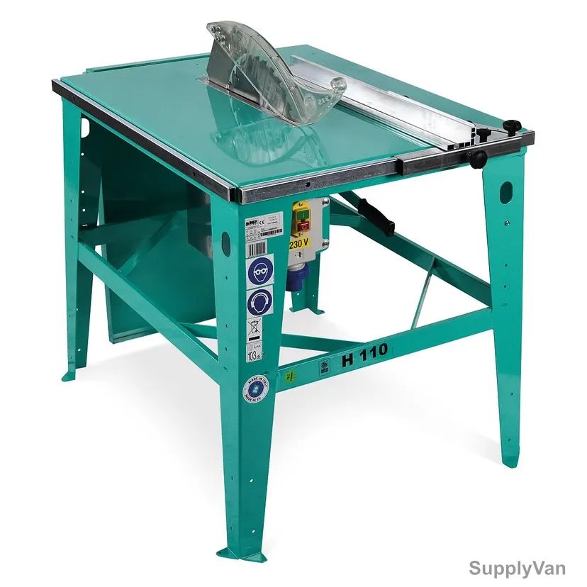 Imer Rear Table Wood Saw, H110VR, 2.5kW, 315MM Blade Dia — image 1