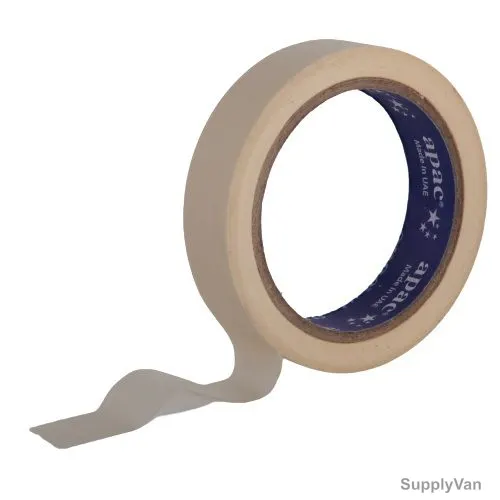 General Purpose Masking Tape, 1 Inch x 15 Yards, Natural, 12 Rolls/Pack