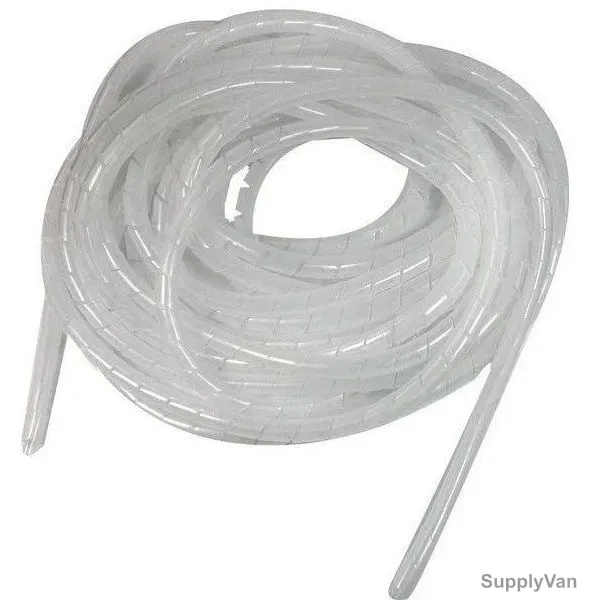 Uhcom Spiral Wire Wrap, Uhcom-KS19, 10 Mtrs, White