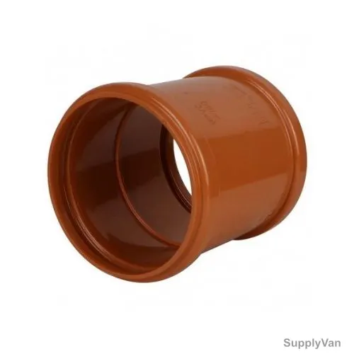 Terrain Drainage Socket, PVC, 4 Inch, Red