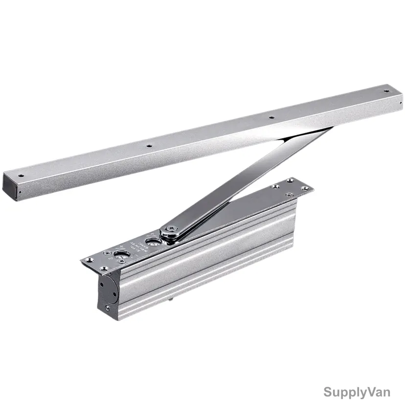 Dorfit Door Closer, DT982A-SL, Steel, 950MM Door Width, 65-85 Kg Weight Capacity, Sliver Finish — image 1