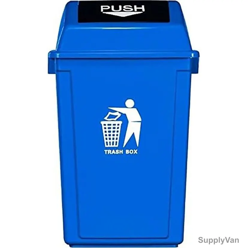 Swish Swing Top Garbage Bin, 20 Ltrs, Blue — image 1
