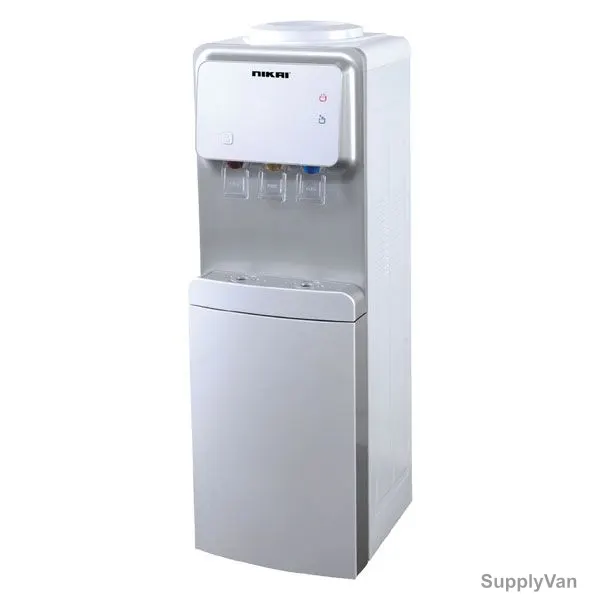 Nikai Free Standing Water Dispenser, NWD1900C, 3 Tap, 19 Ltrs, Silver