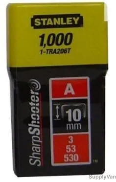 Stanley Type A Light Duty Staple Box, 1-TRA206T, 1000Pcs