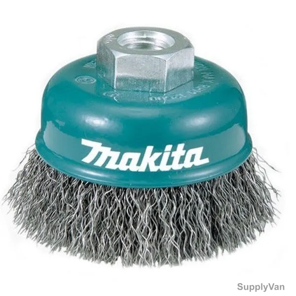 Makita Wire Cup Brush, 794160-5, Crimped, 75MM