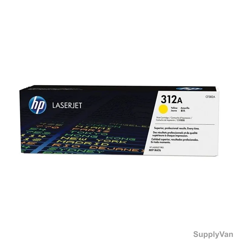 HP Original LaserJet Toner Cartridge, CF382A, 312A, Yellow — image 1