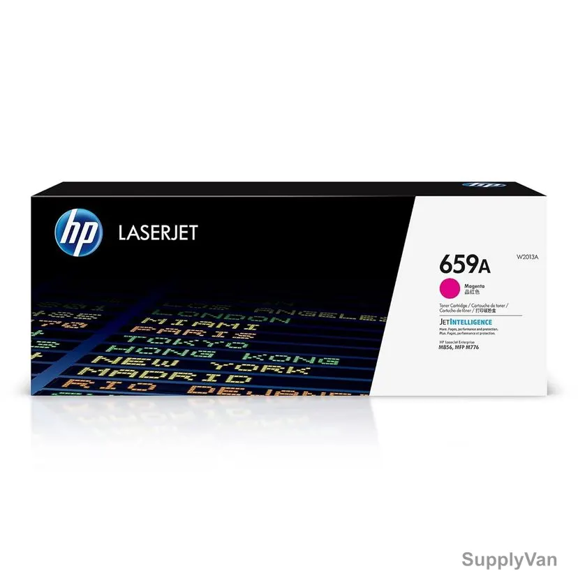 HP Original LaserJet Toner Cartridge, W2013A, 659A, Magenta
