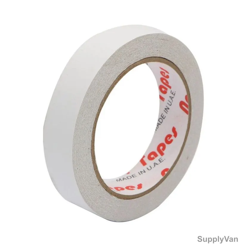 Double Sided Tissue Tape, 24MM Width x 25 Yards Length, 48 Rolls/Pack