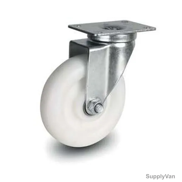 Swivel Plate Caster, 36125, Medium Duty, 12.5CM, 150Kg