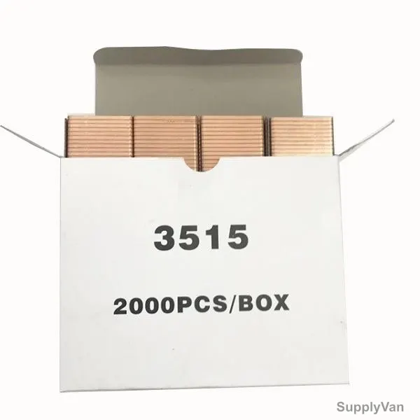 Carton Stapler Pin, 3515, Steel, 35 x 15MM, 2000 Pcs/Pack