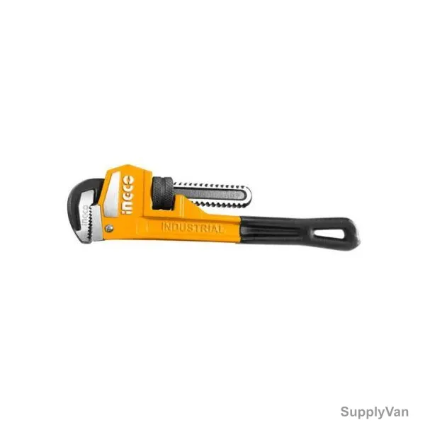 Ingco Pipe Wrench, HPW0814, Ductile Cast Iron, 50MM Jaw Capacity, 350MM Length