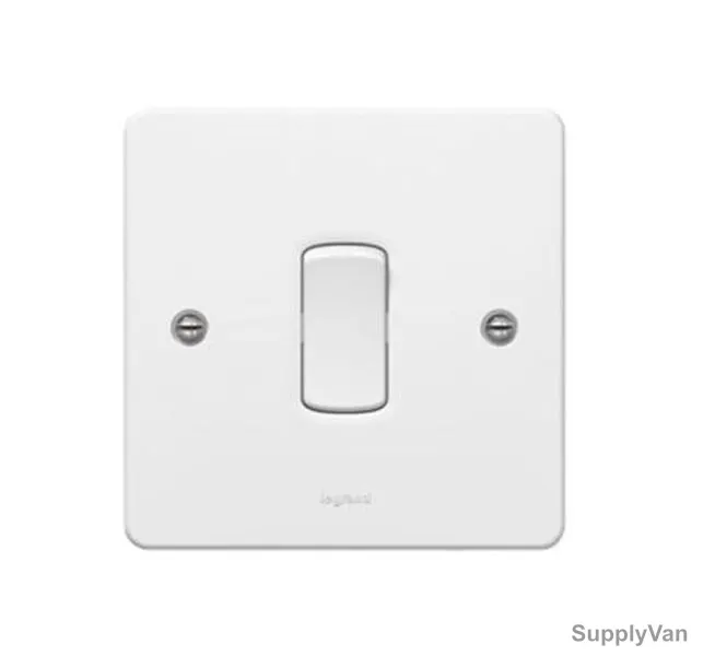 Legrand Single Pole Switch, 730000, Synergy, 1 Gang, 1 Way, 10A, 250V