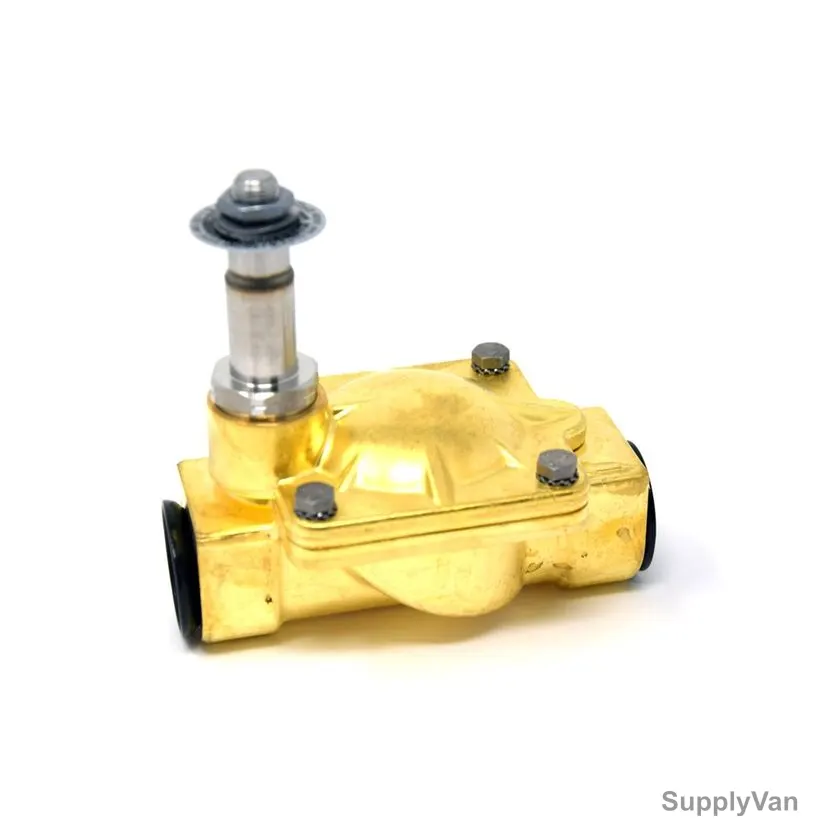 Parker 2/2 Way Solenoid Valve, 443786W, Brass, 1 Inch BSPP, 20 Bar, NBR Seal