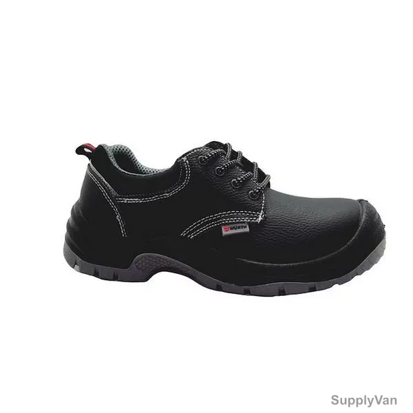 Wurth S1P Low-Cut Safety Shoes, Leather, Size46, Black
