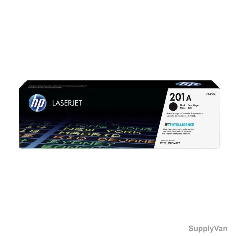HP Original LaserJet Toner Cartridge, CF400A, 201A, Black — image 1