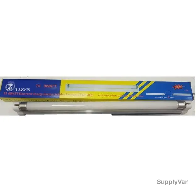 Tazen Tube Light With Fitting, ALT-FITT-T5-1-8, 8W, Day Light